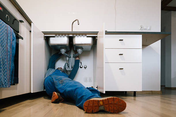 Professional Drain Cleaning technician working in Mountain City, GA